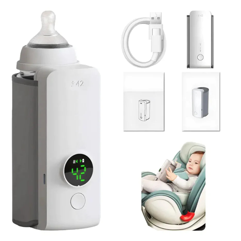 on the go Portable Wireless Baby Bottle Warmer