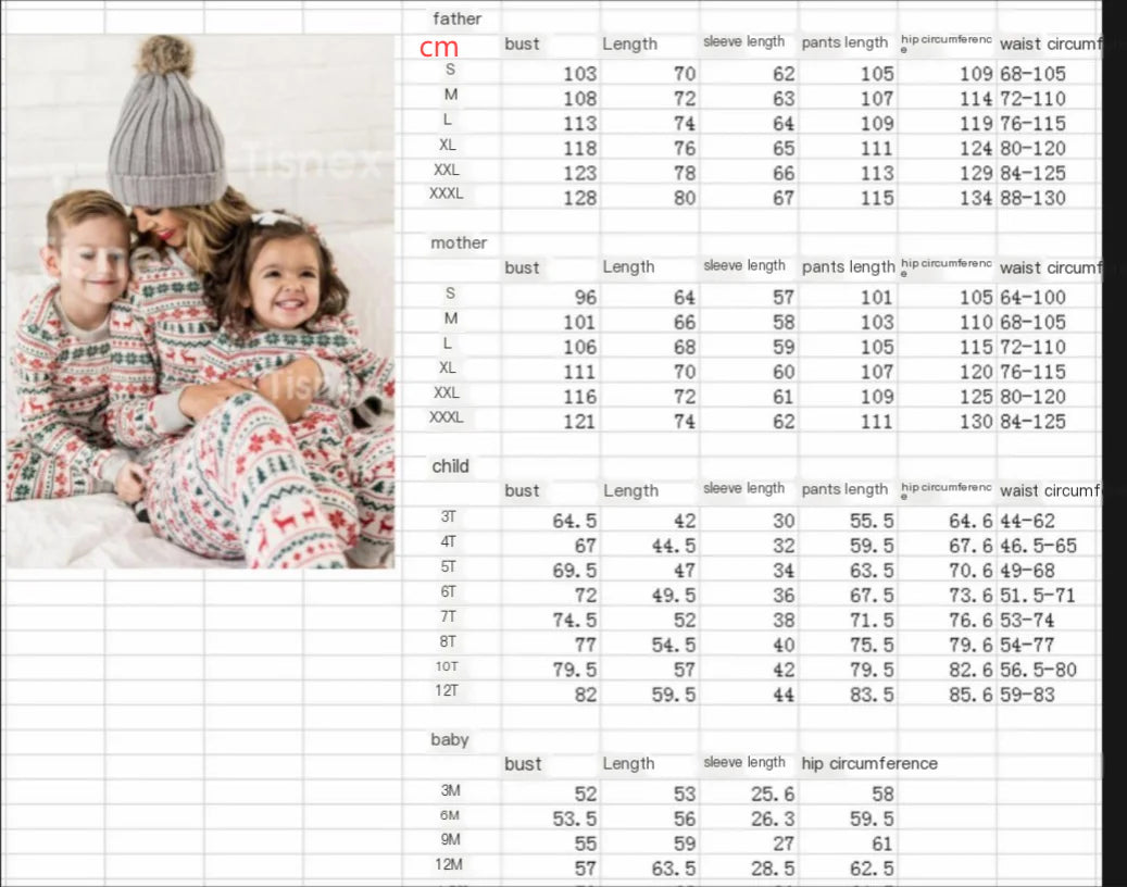 Festive Family Matching Christmas Outfits