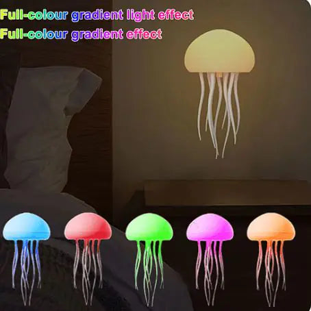 The Levitating Jellyfish™ Smart Lamp | Voice-Activated Color-Changing Night Light